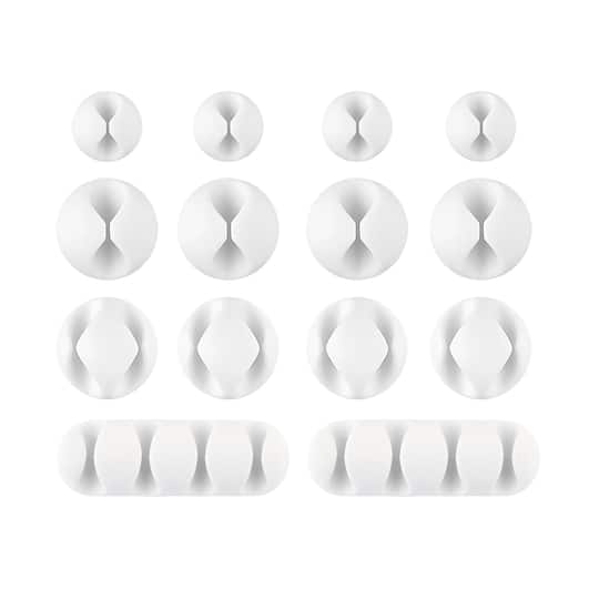 Wrap-It Storage® White Cable Clips